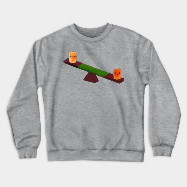 Tater Totter Crewneck Sweatshirt by Spocktacular91